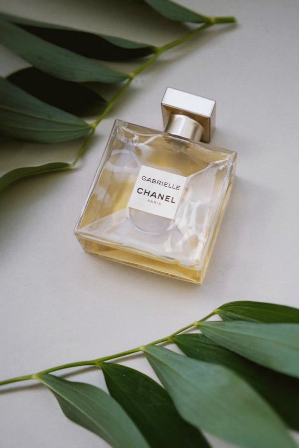 A bottle of a CHANEL perfume